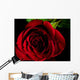 Front Red Rose Wall Decal