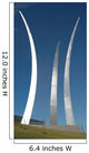 Air Force Memorial Wall Decal