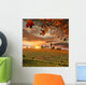 Vine Landscape and House Chianti Italy Wall Decal
