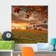 Vine Landscape and House Chianti Italy Wall Decal