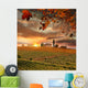 Vine Landscape and House Chianti Italy Wall Decal