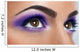 Eyes with Purple Makeup Wall Decal