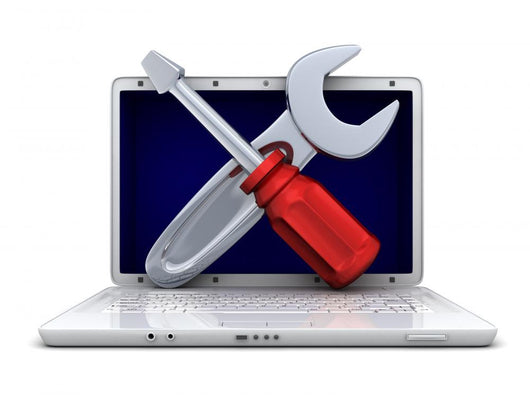 Laptop and Repair Wall Decal