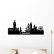 London Skyline Wall Decal