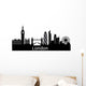 London Skyline Wall Decal