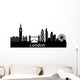 London Skyline Wall Decal
