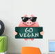 Schwein Mit Sonnenbrille Mit Wall Decal