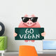 Schwein Mit Sonnenbrille Mit Wall Decal