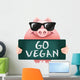 Schwein Mit Sonnenbrille Mit Wall Decal