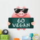 Schwein Mit Sonnenbrille Mit Wall Decal
