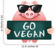 Schwein Mit Sonnenbrille Mit Wall Decal