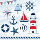 Nautical Design Elements Wall Decal