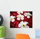 Tropical Spa Close-up Fragapani Wall Decal