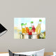 Bottles with Tasty Drinks Wall Decal
