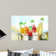 Bottles with Tasty Drinks Wall Decal