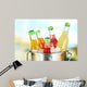 Bottles with Tasty Drinks Wall Decal