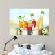 Bottles with Tasty Drinks Wall Decal