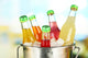 Bottles with Tasty Drinks Wall Decal