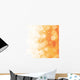 White Bokeh Orange Wall Decal