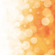 White Bokeh Orange Wall Decal