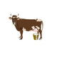 Dairy Cow Vector Wall Decal