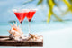 Red Drink Beach Wall Decal