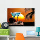 Blue Cocktail Drink Wall Decal