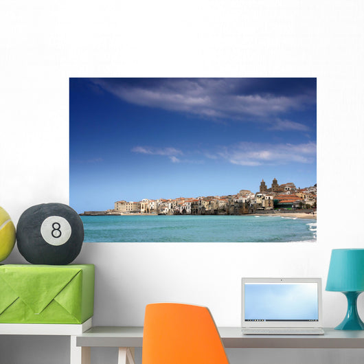 Small Port Cefalu Sicily Wall Decal