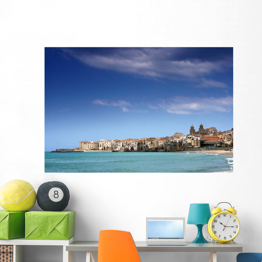 Small Port Cefalu Sicily Wall Decal