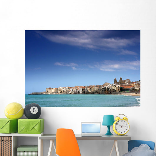Small Port Cefalu Sicily Wall Decal
