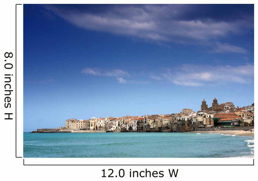 Small Port Cefalu Sicily Wall Decal
