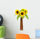 Sunflowers Bottle Wall Decal