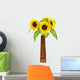 Sunflowers Bottle Wall Decal