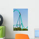 Fast Fall Roller Coaster Wall Decal