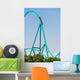 Fast Fall Roller Coaster Wall Decal