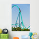 Fast Fall Roller Coaster Wall Decal