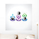 Meditation-signs Wall Decal