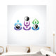 Meditation-signs Wall Decal