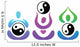 Meditation-signs Wall Decal