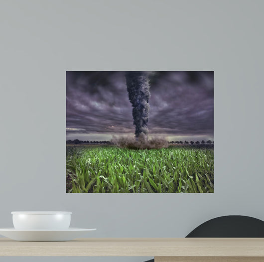 Large Tornado Wall Decal