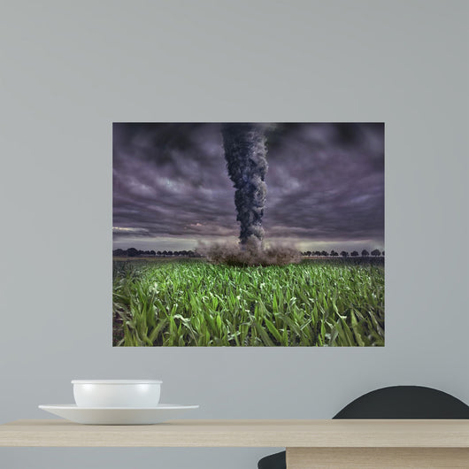 Large Tornado Wall Decal