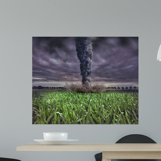 Large Tornado Wall Decal