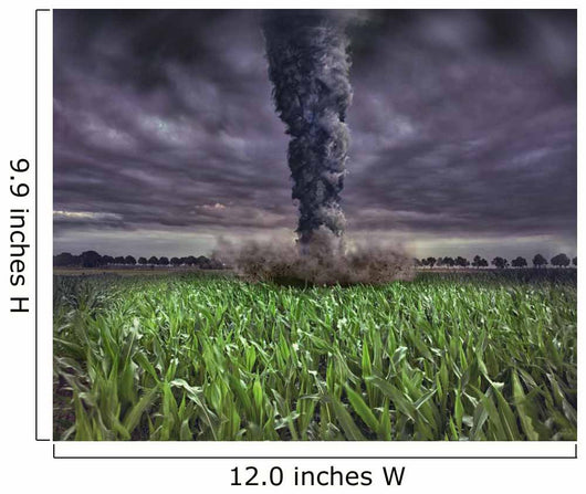 Large Tornado Wall Decal