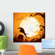 Halloween Crow Graveyard Wall Decal