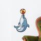 Vector Illustration Cartoon Dolphin Wall Decal