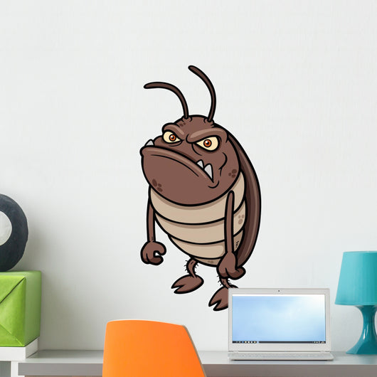 Cartoon Cockroach Wall Decal