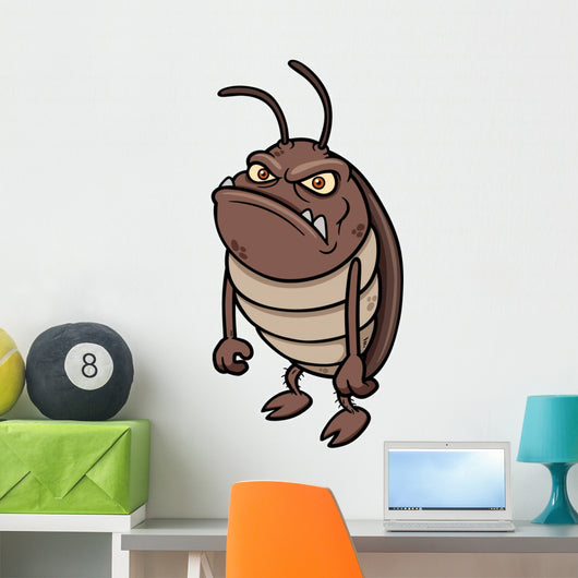 Cartoon Cockroach Wall Decal