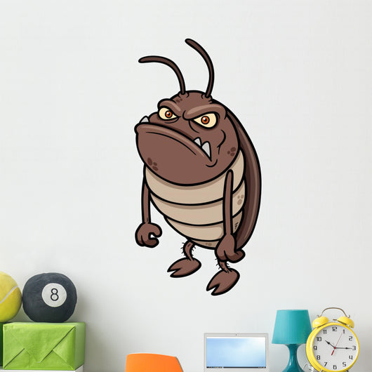 Cartoon Cockroach Wall Decal