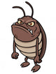 Cartoon Cockroach Wall Decal