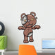 Evil Zombie Teddy Bear Wall Decal